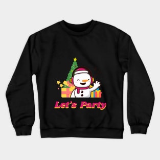 Christmas Party Snowman Crewneck Sweatshirt